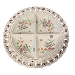 12 inch divided serving platter